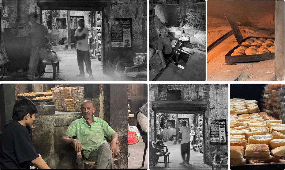 Research photos of the Surabhi Bakery shop and its products
